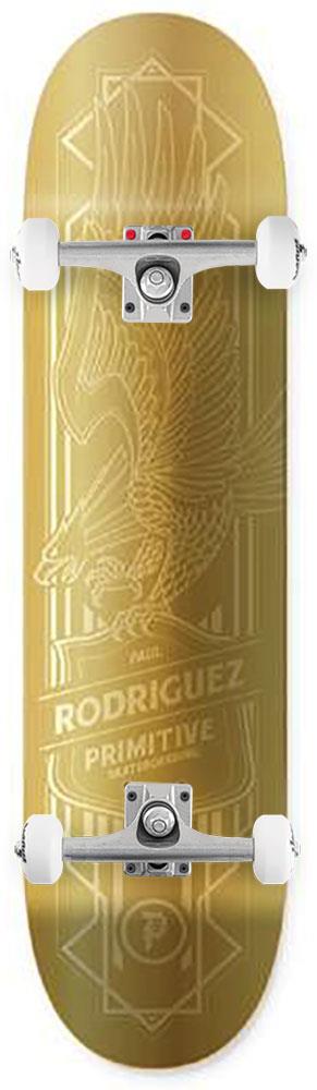 Primitive Rodriguez Gold Foil Eagle Deck Gold x Venom Custom Complete Skateboard - 8.0