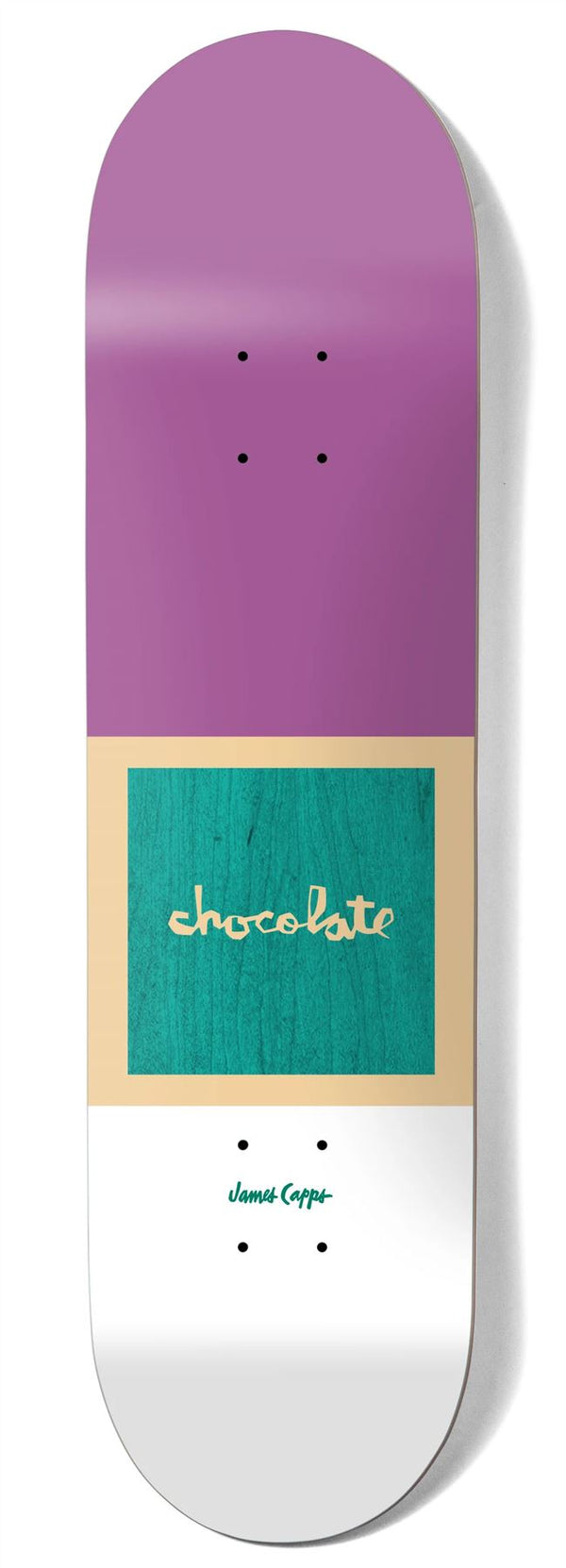 Chocolate OG Square W45D4 James Capps Skateboard Deck - 8.5