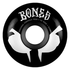 BONES Original Formula • • 100A • V4 Wide • Black (Spring '26) Skateboard Wheels - 52mm