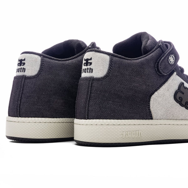 Ipath Grasshopper Black Denim Hemp Shoes - Skatewarehouse.co.uk