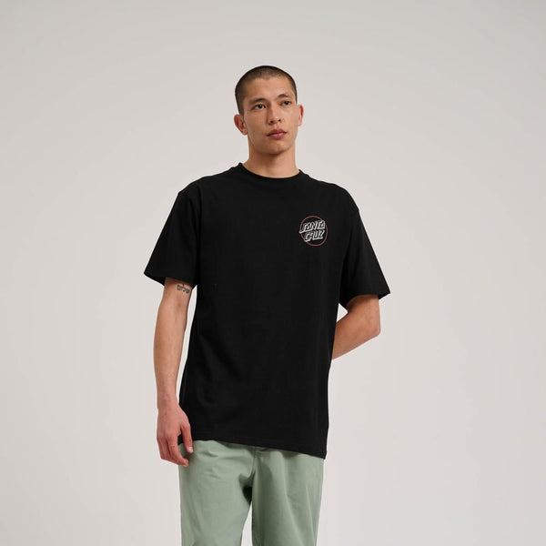 Santa Cruz T-Shirt Wooten Duo T-Shirt - Black - Skatewarehouse.co.uk