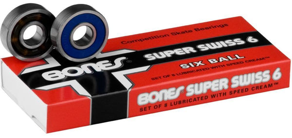 Bones Super Swiss Premium Skateboard Skate Bearings - Skatewarehouse.co.uk