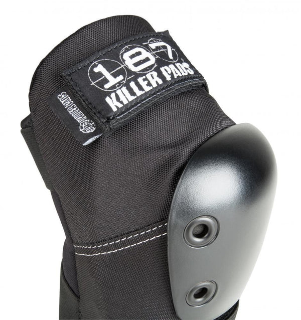187 Killer Pads Pro Elbow - Black / Black - Skatewarehouse.co.uk
