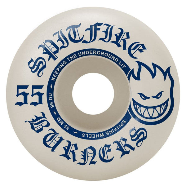 Spitfire Burner Bighead  (White) Skateboard Wheels