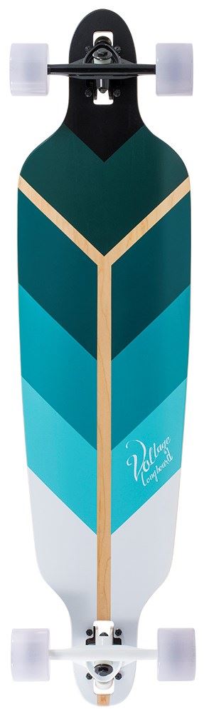 Voltage Directional DT Green Complete Longboard - 39.75