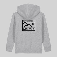 Dewerstone Kids Pinnacle Organic Cotton Hoody - Trail Grey