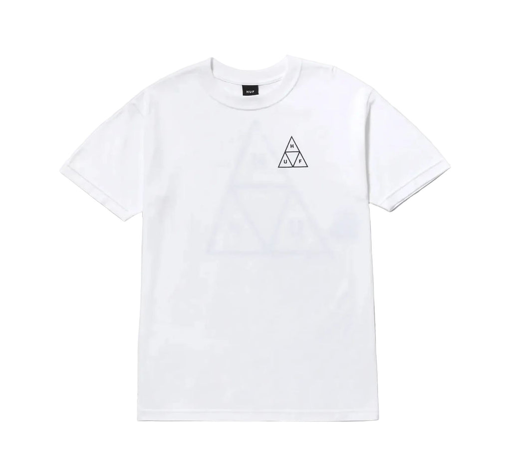 Triple Triangle SS Tee (White / Black)