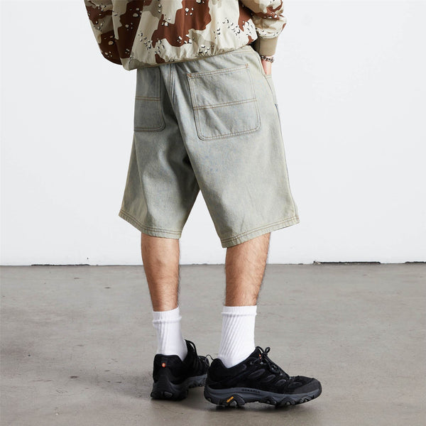 HUF Kinda Loose Double Knee Short (Light Indigo) - UK 32