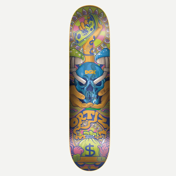 DGK Ghetto Psych Ortiz Skateboard Deck - 8.1