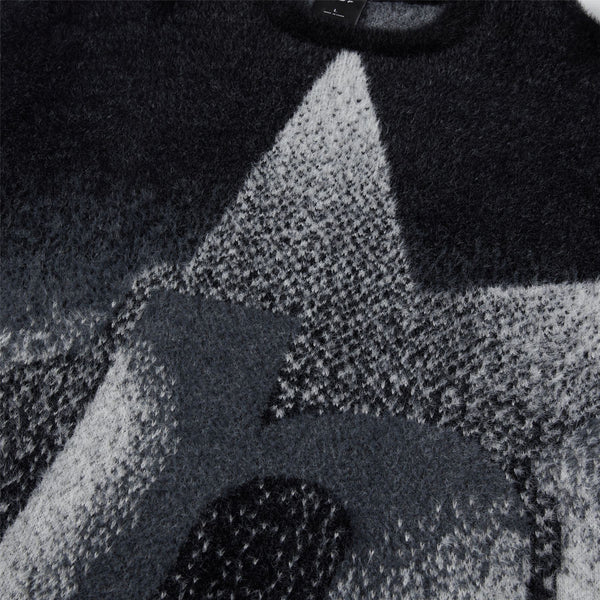 HUF Horizon Mohair Crewneck Sweater (Charcoal) - M
