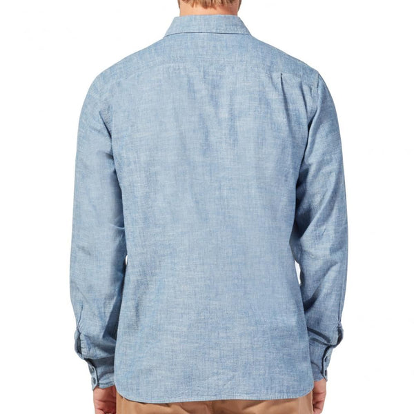 Arbor Shirt Mill 2.0 L/S Shirt - Indigo - Skatewarehouse.co.uk