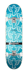 Blueprint x Sky Brown x MLSL Collab Bird Blue Fade x Venom Custom Complete Skateboard - 8.25"