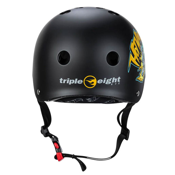 Triple Eight Sweatsaver Certified Helmet - Hot Wheels - Skatewarehouse.co.uk