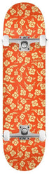 Krooked PP Flowers Orange Custom Complete Skateboard - 8.06" - Skatewarehouse.co.uk