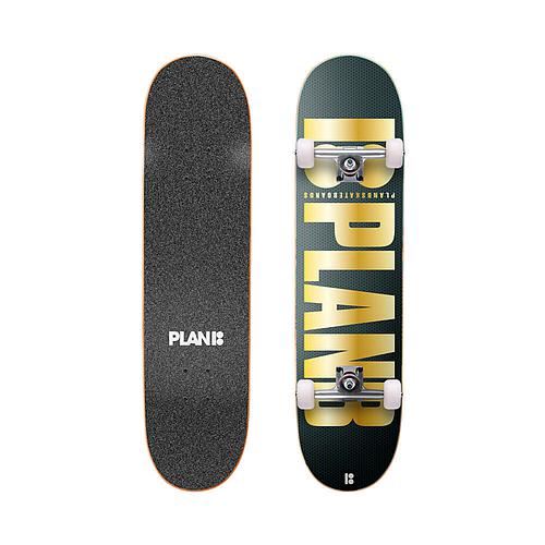 Og Gold Foil x31.85" Plan B Complete Skateboard - 8.0"
