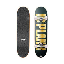 Og Gold Foil x31.85" Plan B Complete Skateboard - 8.0"