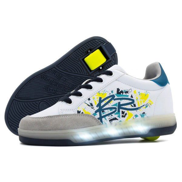 Breezy Rollers Blast - White / Multicoloured - Skatewarehouse.co.uk