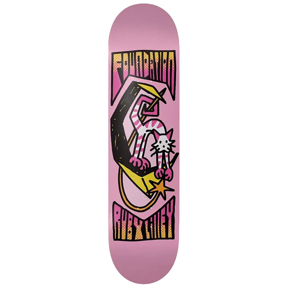 Foundation Ruby Lilley "Cat & Moon" Skateboard Deck - 8.0"