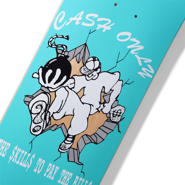 Cash Only 'Skills' Skateboard Deck - 8.5