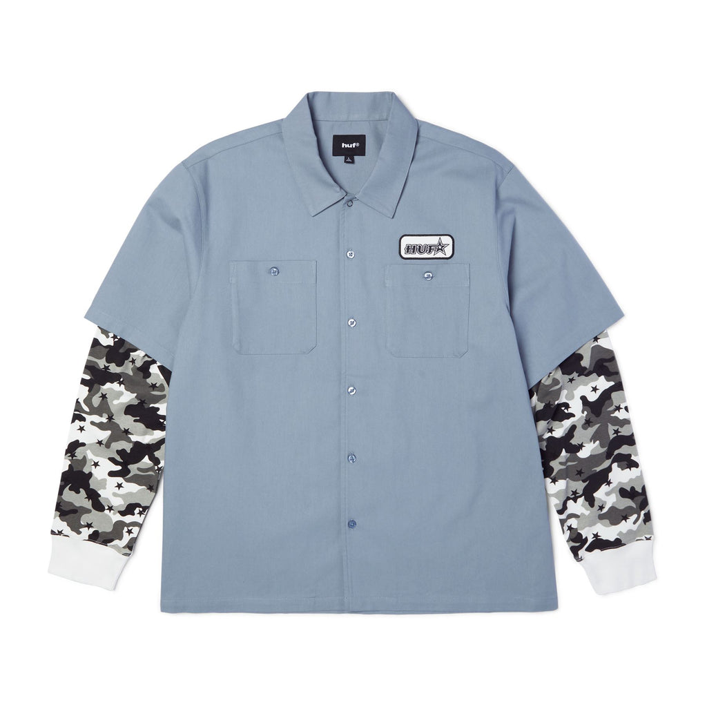 Shadows LS Work Shirt (Light Blue)