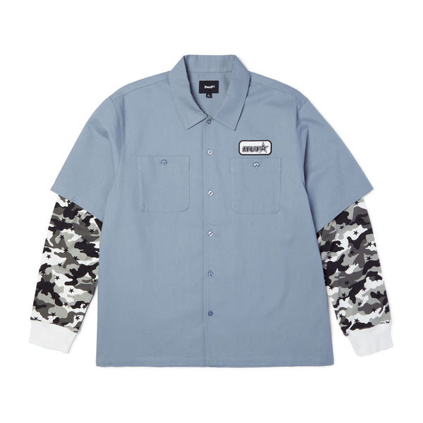 Shadows LS Work Shirt (Light Blue)