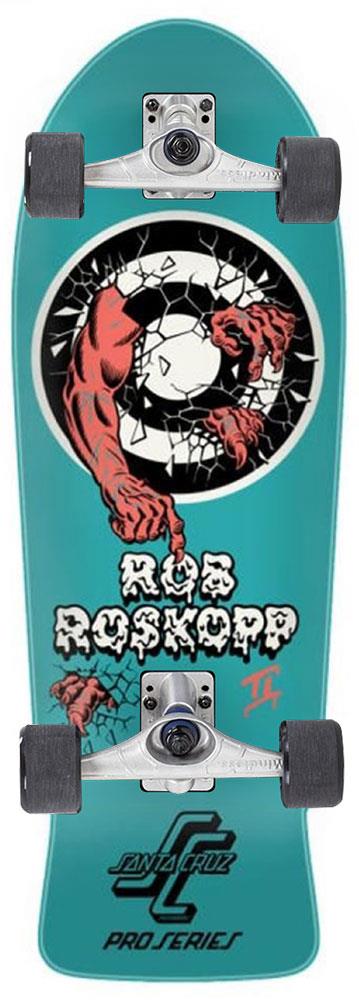 Santa Cruz Reissue Roskopp Two x Mindless Custom Surf Skate Skateboard - 10.35