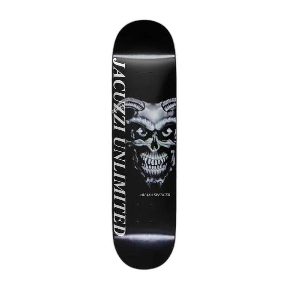 Jacuzzi Unlimited Ariana Spencer Demon EX7 Black Skateboard Deck - 8.5"