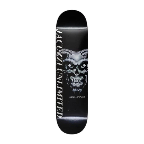 Jacuzzi Unlimited Ariana Spencer Demon EX7 Black Skateboard Deck - 8.5