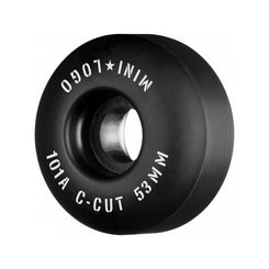 Mini-Logo C - Cut 2 • X 101a Black - Skatewarehouse.co.uk