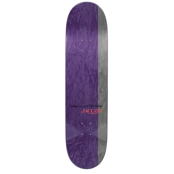 Jacuzzi Unlimited John Dilo Skull Cycle EX7 Yellow Skateboard Deck - 8.25