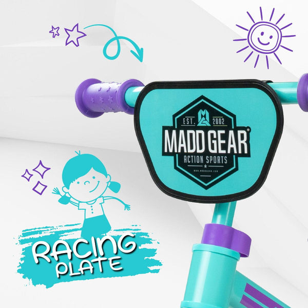 Madd MY 1st Bmx Balance Bike - Teal / Purple Accessories