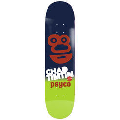Popwar Chad Tim Psyco Red Skateboard Deck - 8.5"