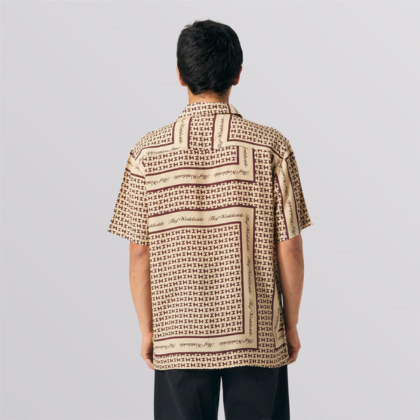 HUF Scarf S / S Resort Top (Tan) T-Shirt - S