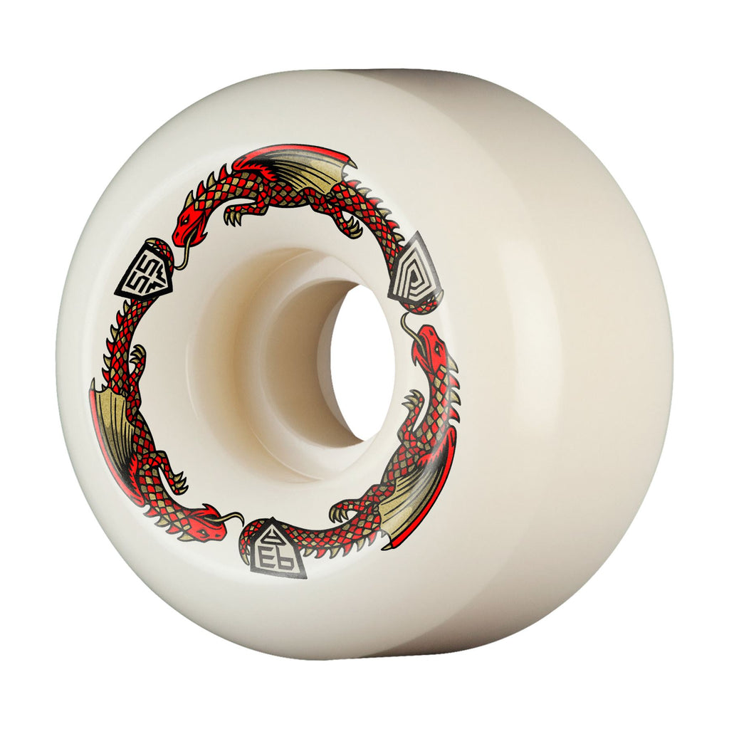 Powell-Peralta Dragon Formula • 55mm x 35mm • 93A • V6 • Off White Skateboard Wheels