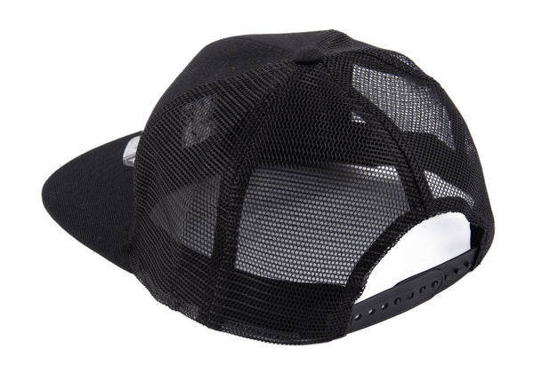 Skatewarehouse Skate Trucker Cap Hat - Black - Skatewarehouse.co.uk