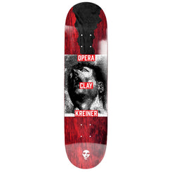 Opera Clay Kreiner Agony EX7 Red/Black Skateboard Deck - 8.5" - Skatewarehouse.co.uk
