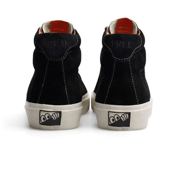 VM001 Suede HI (Black / White) Shoes - UK 6.5