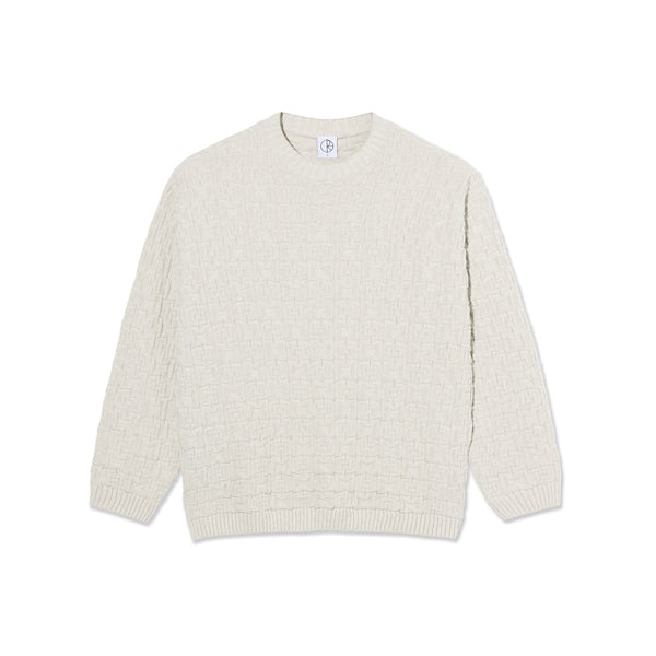 Polar Skate Co Alex Sweater (Ivory Grey Melange)