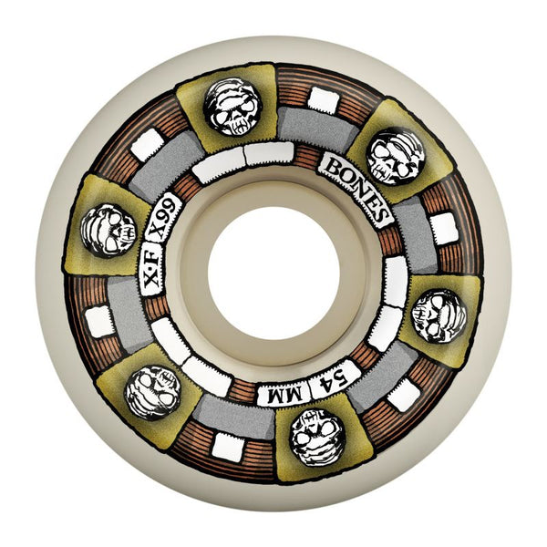 BONES Skateboard Wheels X-Formula 'Timeless Machine' V5 Sidecut 99A - Skatewarehouse.co.uk
