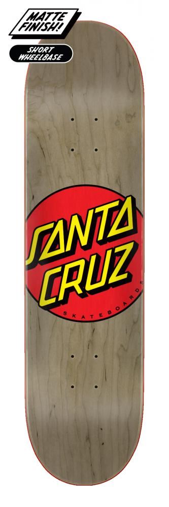 Santa Cruz Classic Dot Brown Custom Complete Skateboard - 8.375
