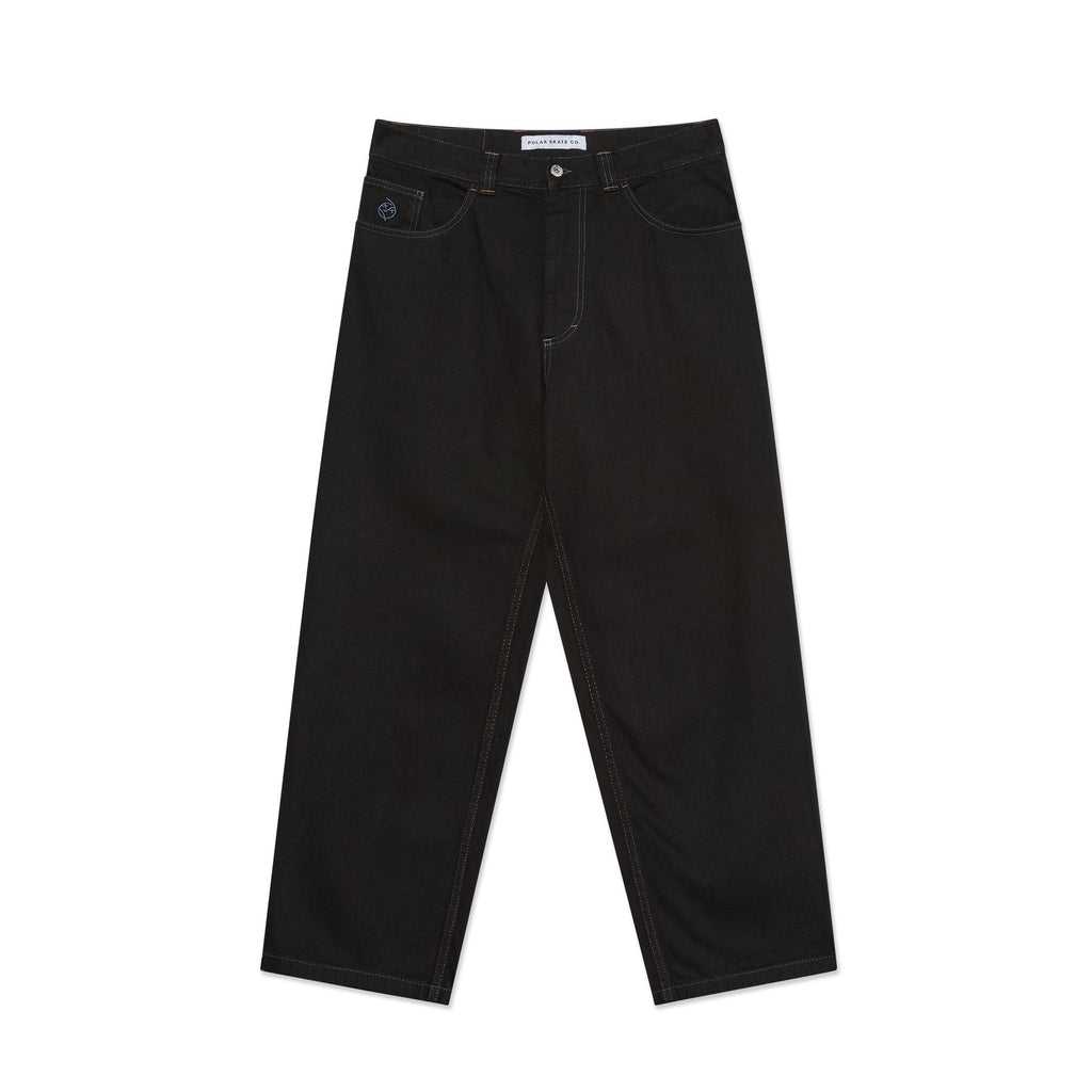 Polar Skate Co Big Boy Pants (Black / Blue Stitching)