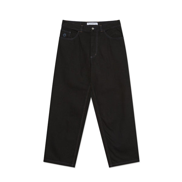 Polar Skate Co Big Boy Pants (Black / Blue Stitching)