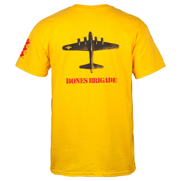 BONES BRIGADE™ OG Bomber • Tee • Gold - Skatewarehouse.co.uk