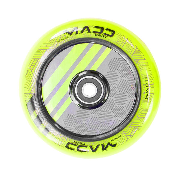 Madd Gear 110mm Hollow Core - Zen - Green Scooter Wheels
