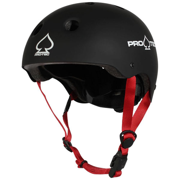 Pro-Tec Helmet JR Classic Fit Cert - Matte Black - Skatewarehouse.co.uk
