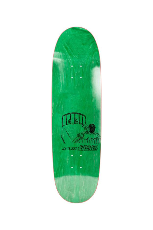 Jacuzzi Unlimited Jackson Pilz Critical Hit - Ex7 Skateboard Deck Green 9.125'' - Skatewarehouse.co.uk