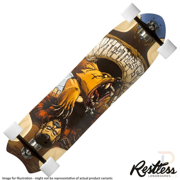 Restless NKD - Setup 2 with Paris Raw 150mm Trucks Longboard Complete