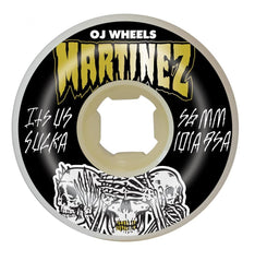 OJ Skateboard Wheels Milton Martinez Hear No Evil - White - Skatewarehouse.co.uk