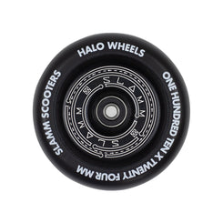 Slamm 110mm Halo Deep Dish Pro Scooter Wheel - Black - Skatewarehouse.co.uk