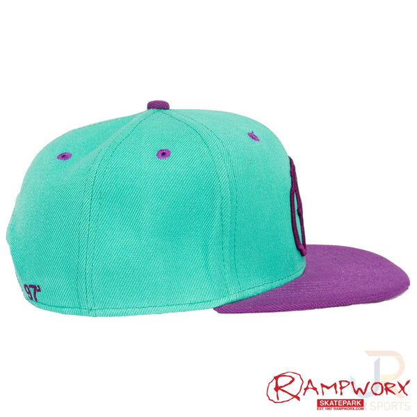 Rampworx Snapbacks LE 97.3 - Teal / Teal / Purple